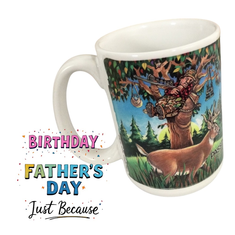 👛(ANY 2/$20) GARY PATTERSON Mug: Passing The Buck 12 to 14 Oz Capacity